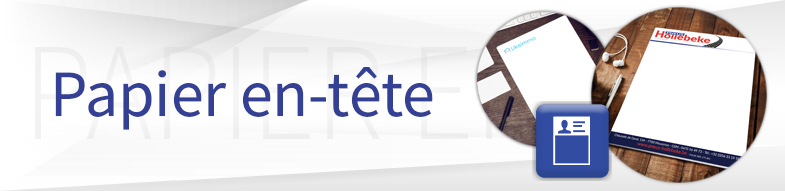 Papier à lettre / Papier entête