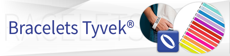 Impression de bracelets Tyvek®